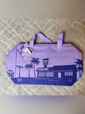 NEW Trader joe’s Barbie purple LIMITED EDITION TRADER JOES COOLER BAG